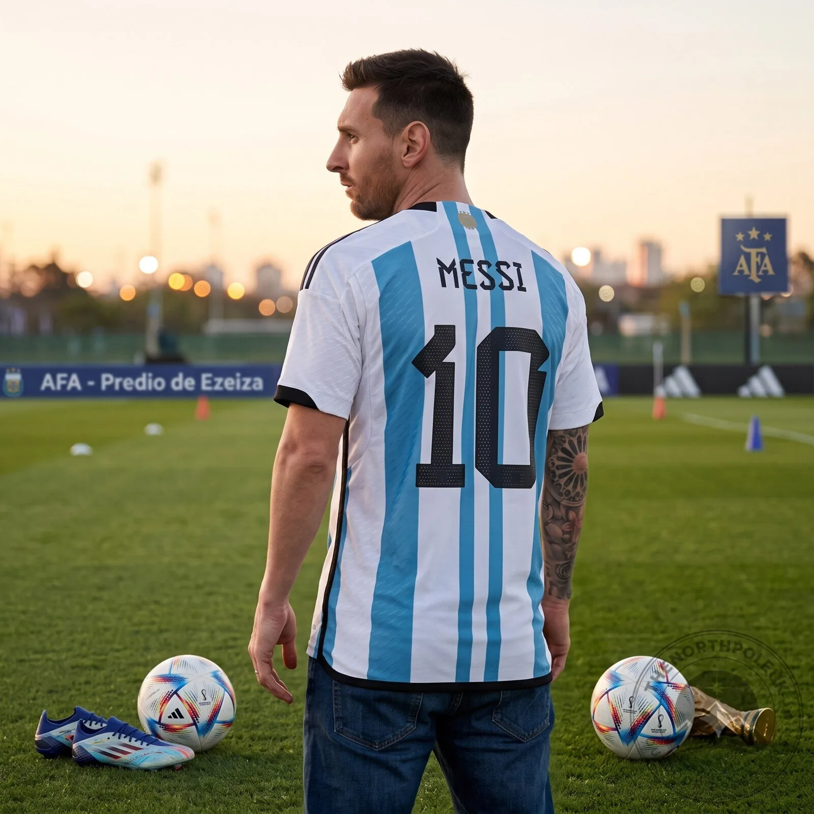 Argentina Messi Farewell Last Match Kit Jersey Shirt 2026 For Sale Argentina Messi Farewell Match Jersey - 2026 Collector's Kit – image 2 of 4