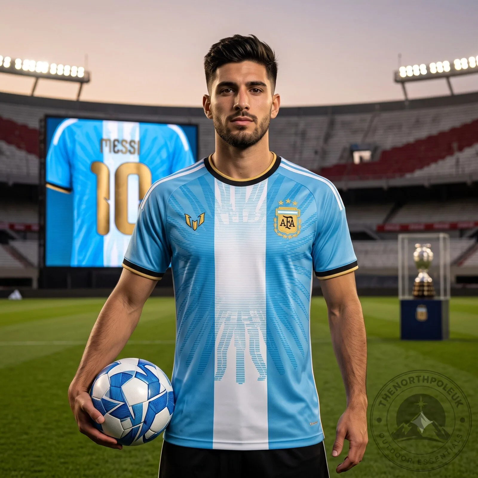 Argentina Messi Farewell Last Match Kit Jersey Shirt 2026 For Sale Argentina Messi Farewell Match Jersey - 2026 Collector's Kit – image 3 of 4