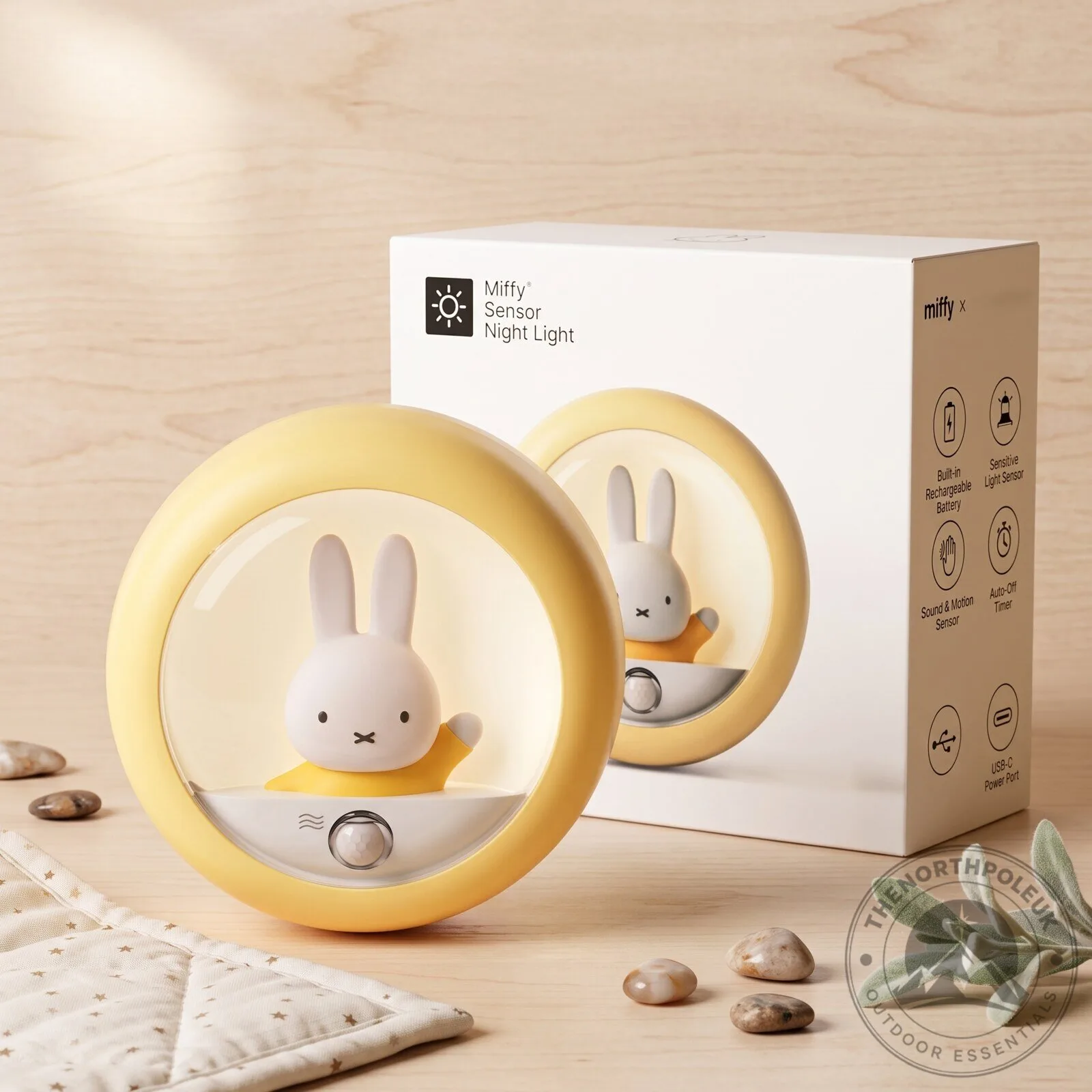 Miffy x MiPow Motion-Sensing Night Light