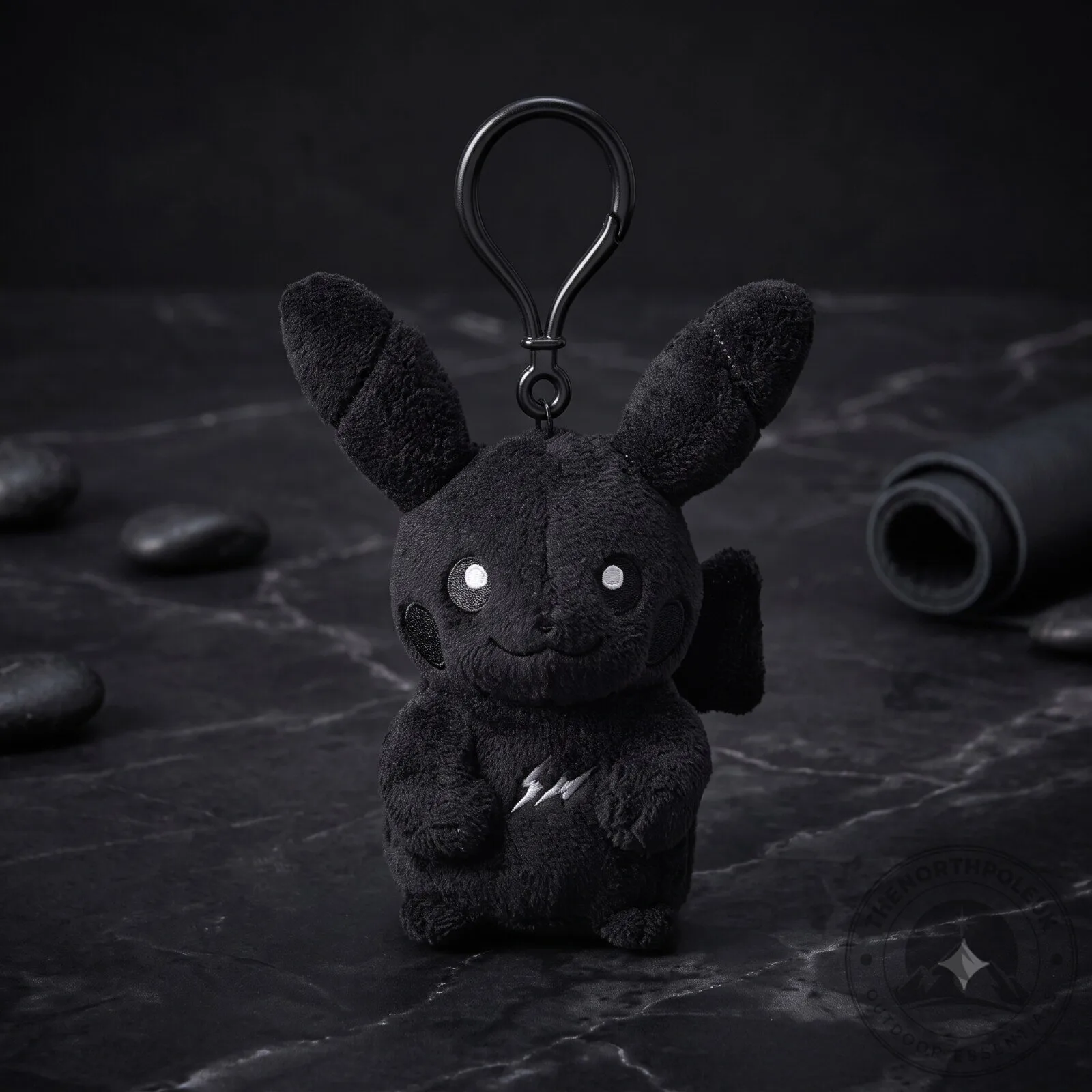 Fragment x Pokémon Pikachu Thunderbolt Project Mascot Keychain Black