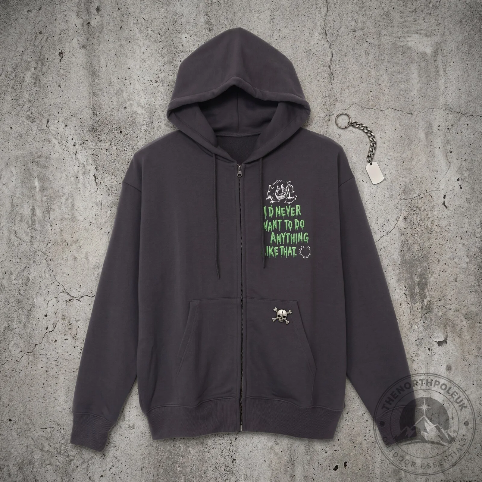 Chiikawa Full Zip Hoodie Horror Series
