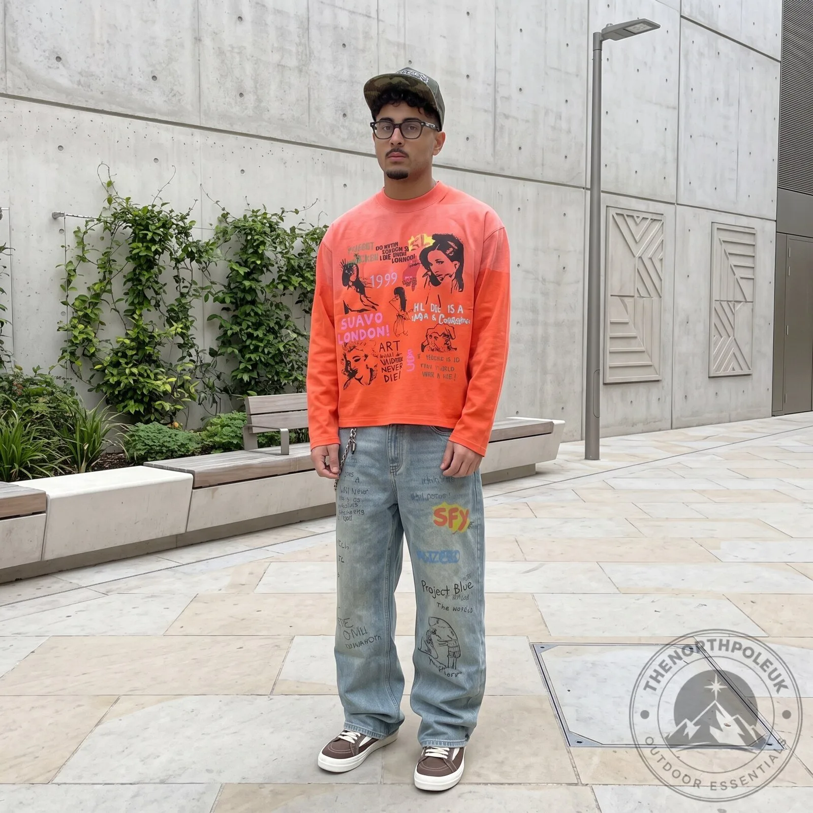 Suavo World Mirinda Long Sleeve Washed Orange
