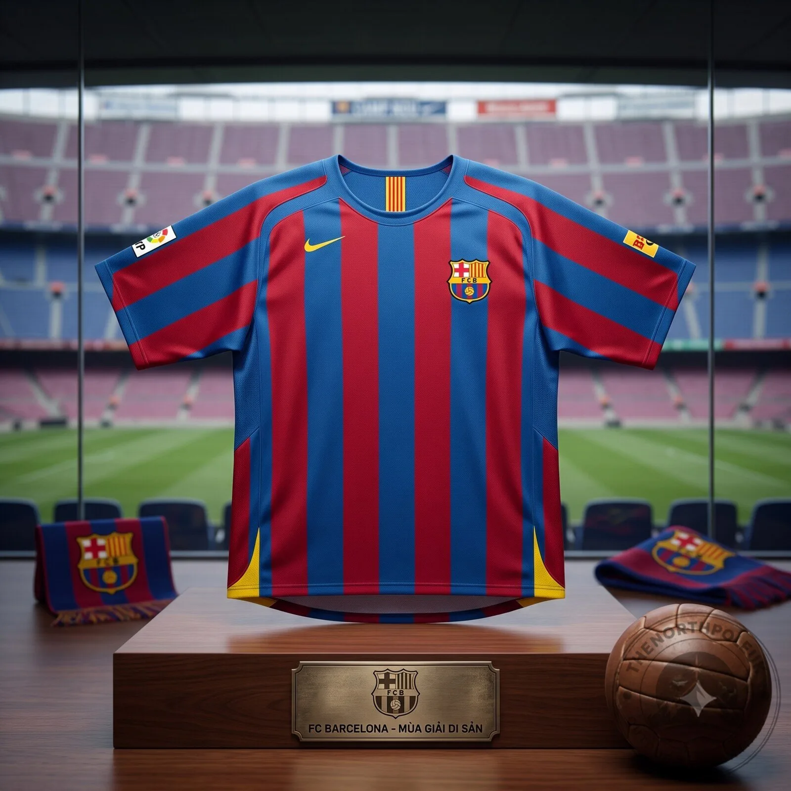 Official FC Barcelona home jersey for the 2005/2006 season 6 Official FC Barcelona home jersey for the 2005/2006 season