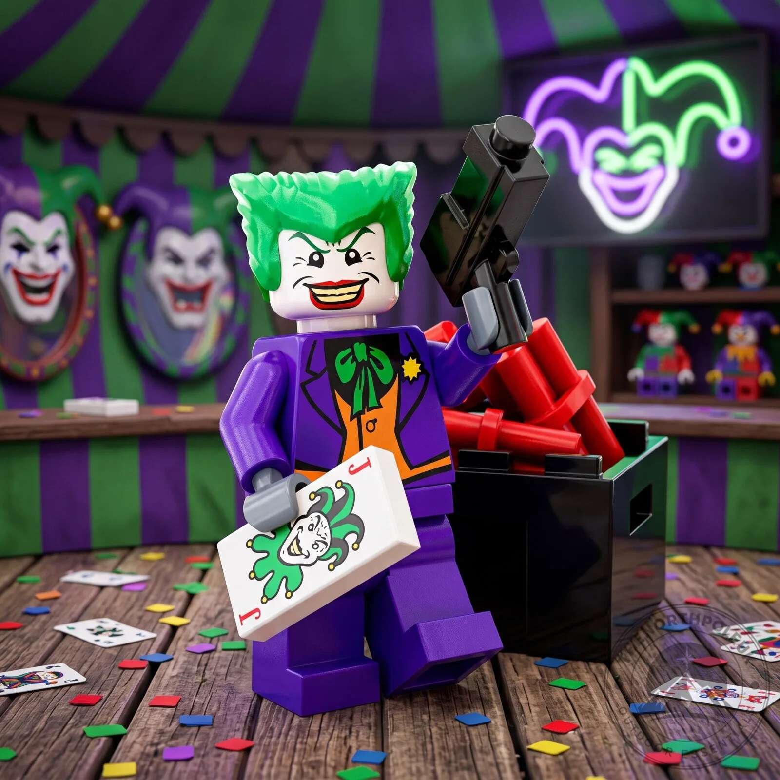 3D model of The Joker from the LEGO Batman game.