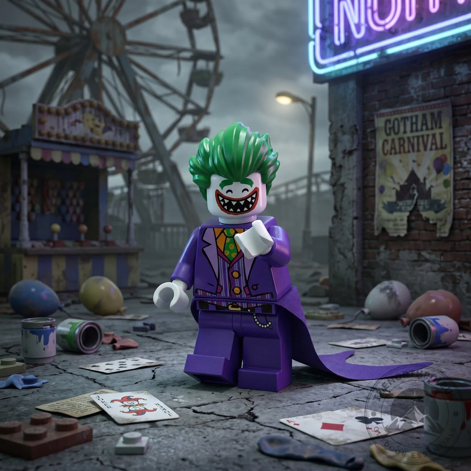 3D model of The Joker from the LEGO Batman game. 6 3D model of The Joker from the LEGO Batman game.