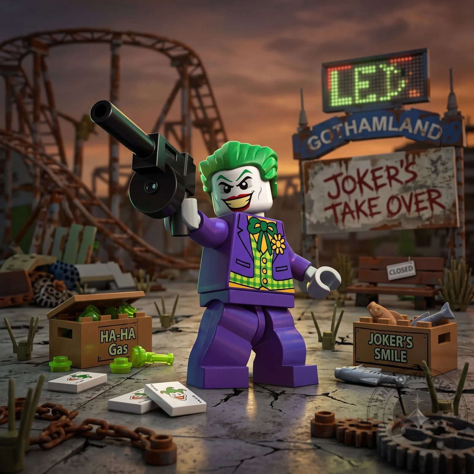 3D model of The Joker from the LEGO Batman game. 7 3D model of The Joker from the LEGO Batman game.