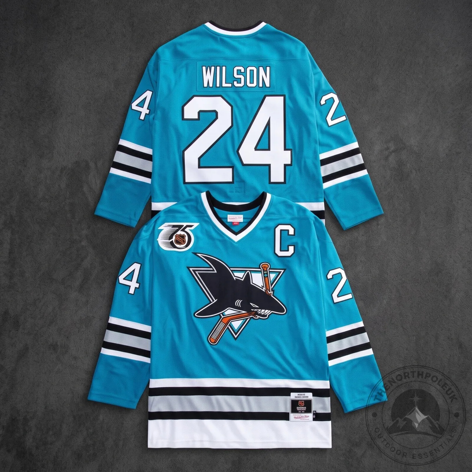 Joe Thornton San Jose Sharks 1991-92 Teal Power Play Jersey
