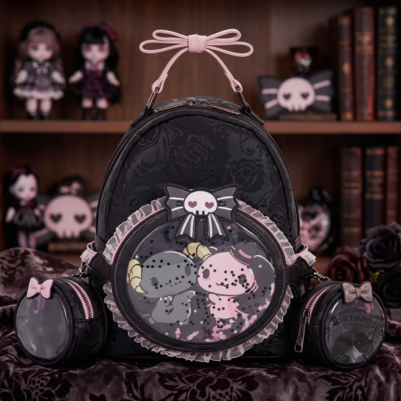Loungefly x Sanrio Lloromannic Berry and Cherry Mini Backpack Set
