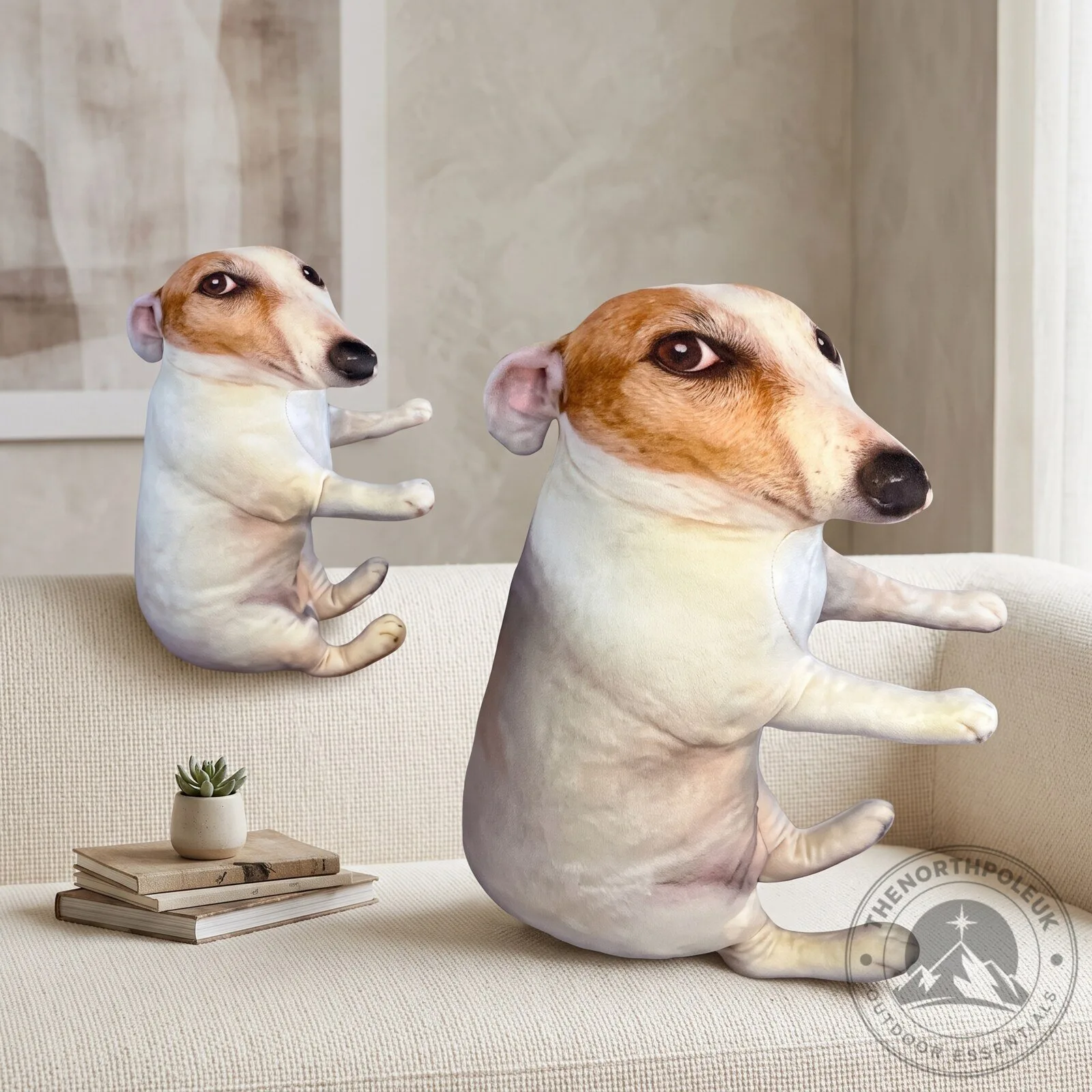 3D Jack Russell Terrier plush toy