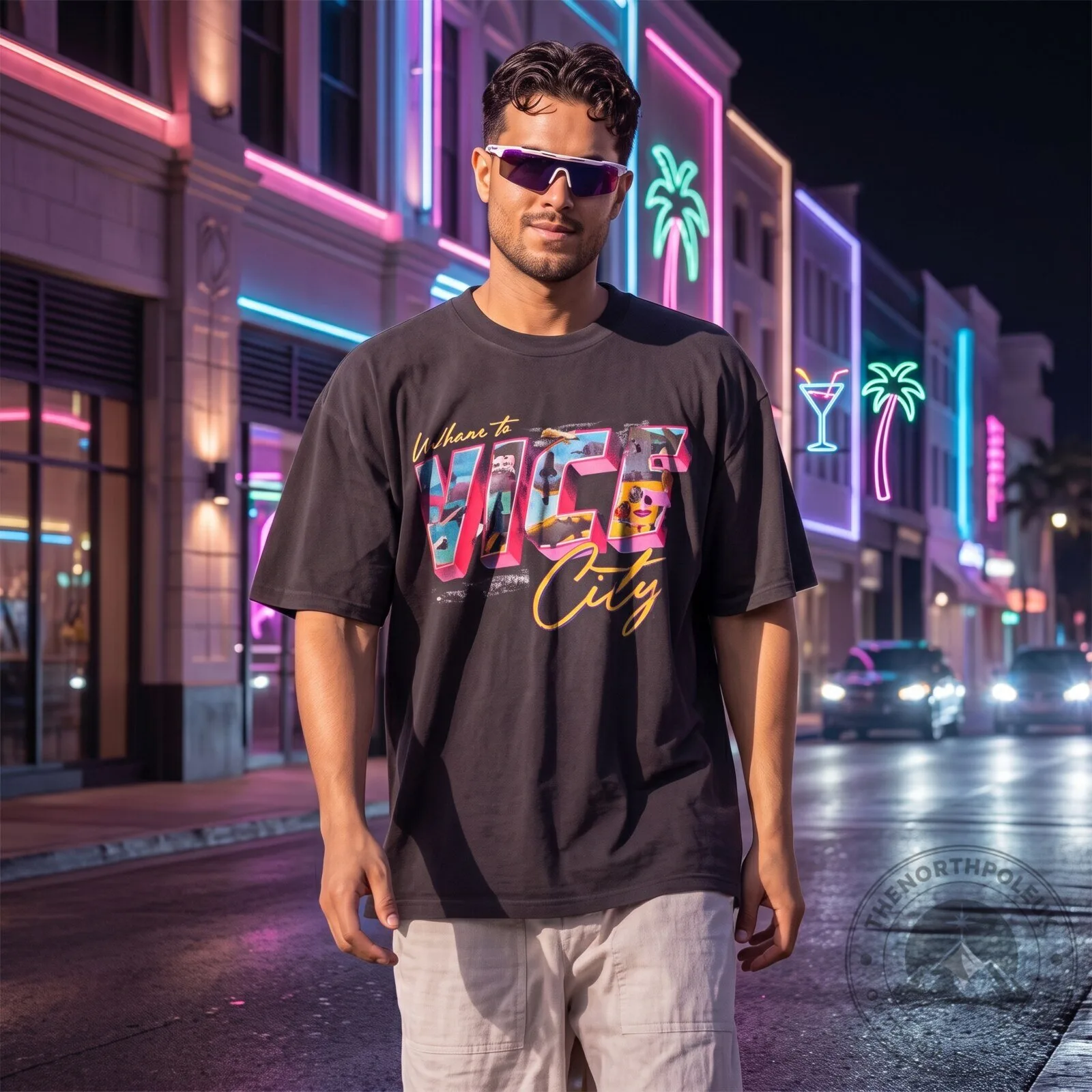 Court Culture x Duvin Vice City Pool Service Pocket Tee