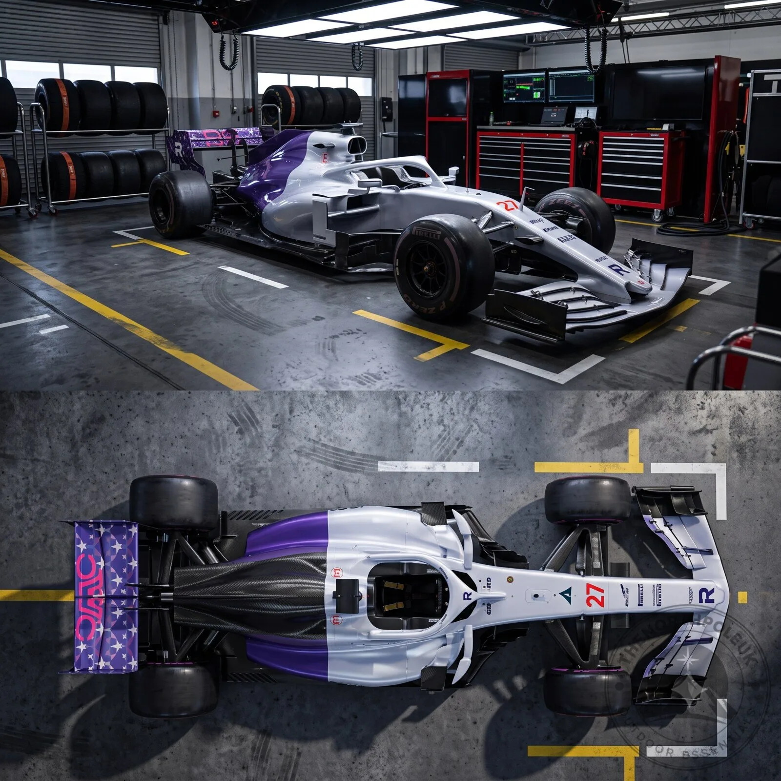 Audi R26 F1 race car model—a special edition for the Audi Revolut F1 team, created exclusively for the 2026 Singapore Grand Prix.
