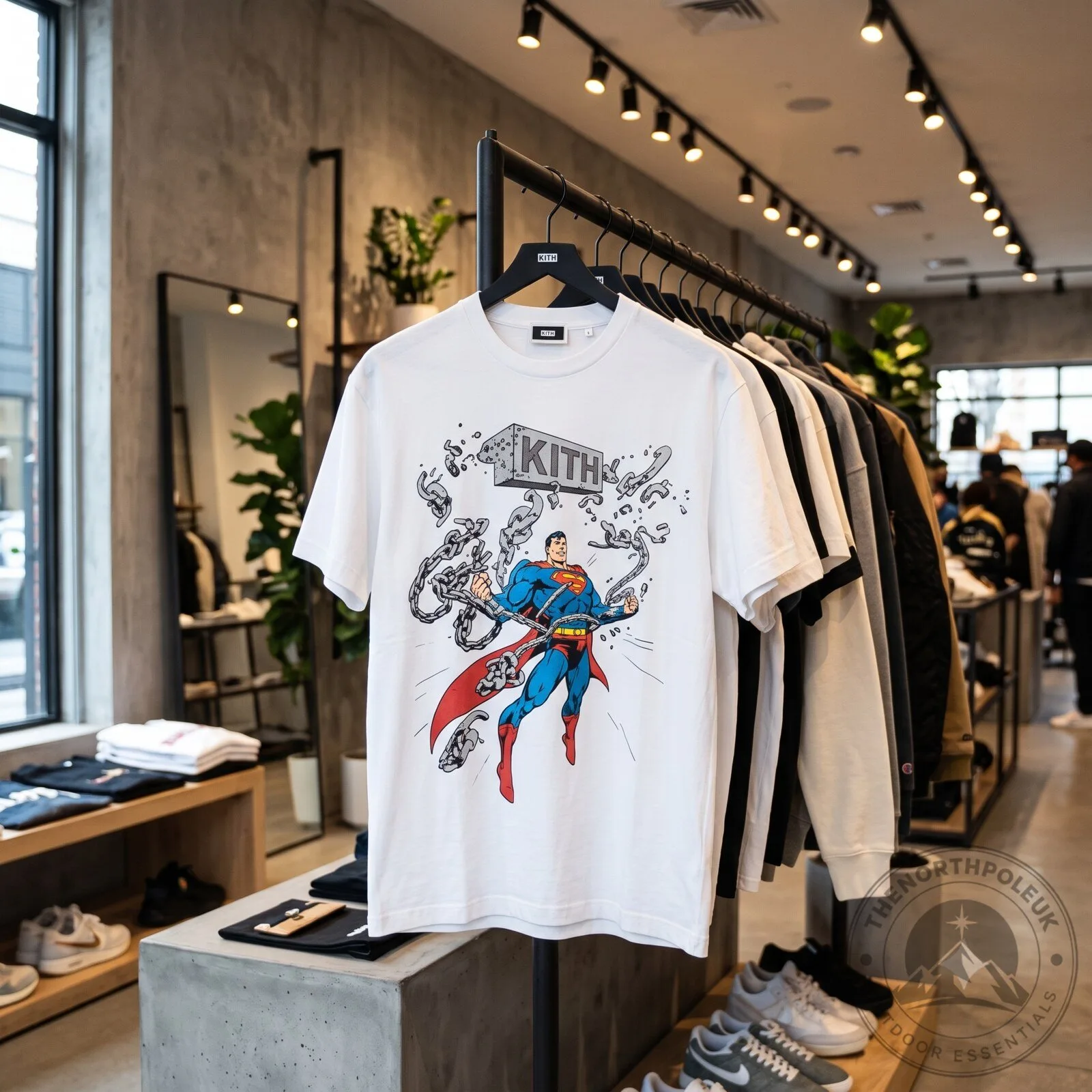 Kith x Superman Chains Vintage Tee "White" 5 Kith x Superman Chains Vintage Tee "White"