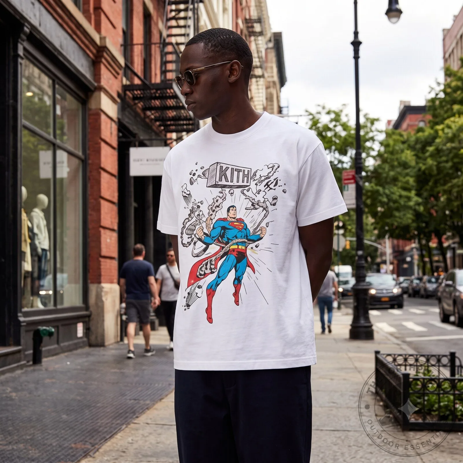 Kith x Superman Chains Vintage Tee "White" 6 Kith x Superman Chains Vintage Tee "White"