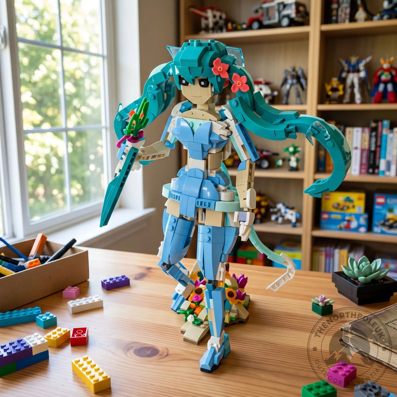 LEGO Hatsune Miku Alternate Build Set 31385 Sea Animals MOC Anime Figure Building Toy 5 LEGO Hatsune Miku Alternate Build Set 31385 Sea Animals MOC Anime Figure Building Toy