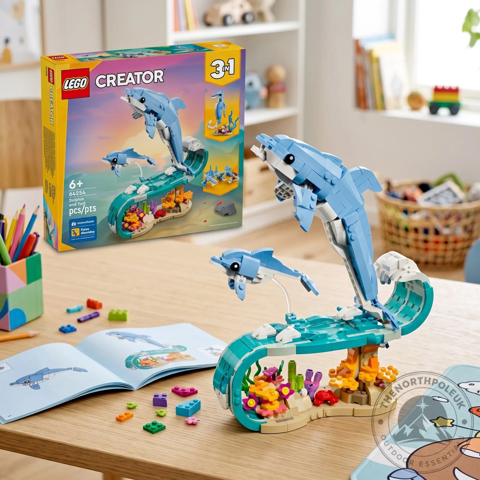 LEGO Hatsune Miku Alternate Build Set 31385 Sea Animals MOC Anime Figure Building Toy 6 LEGO Hatsune Miku Alternate Build Set 31385 Sea Animals MOC Anime Figure Building Toy
