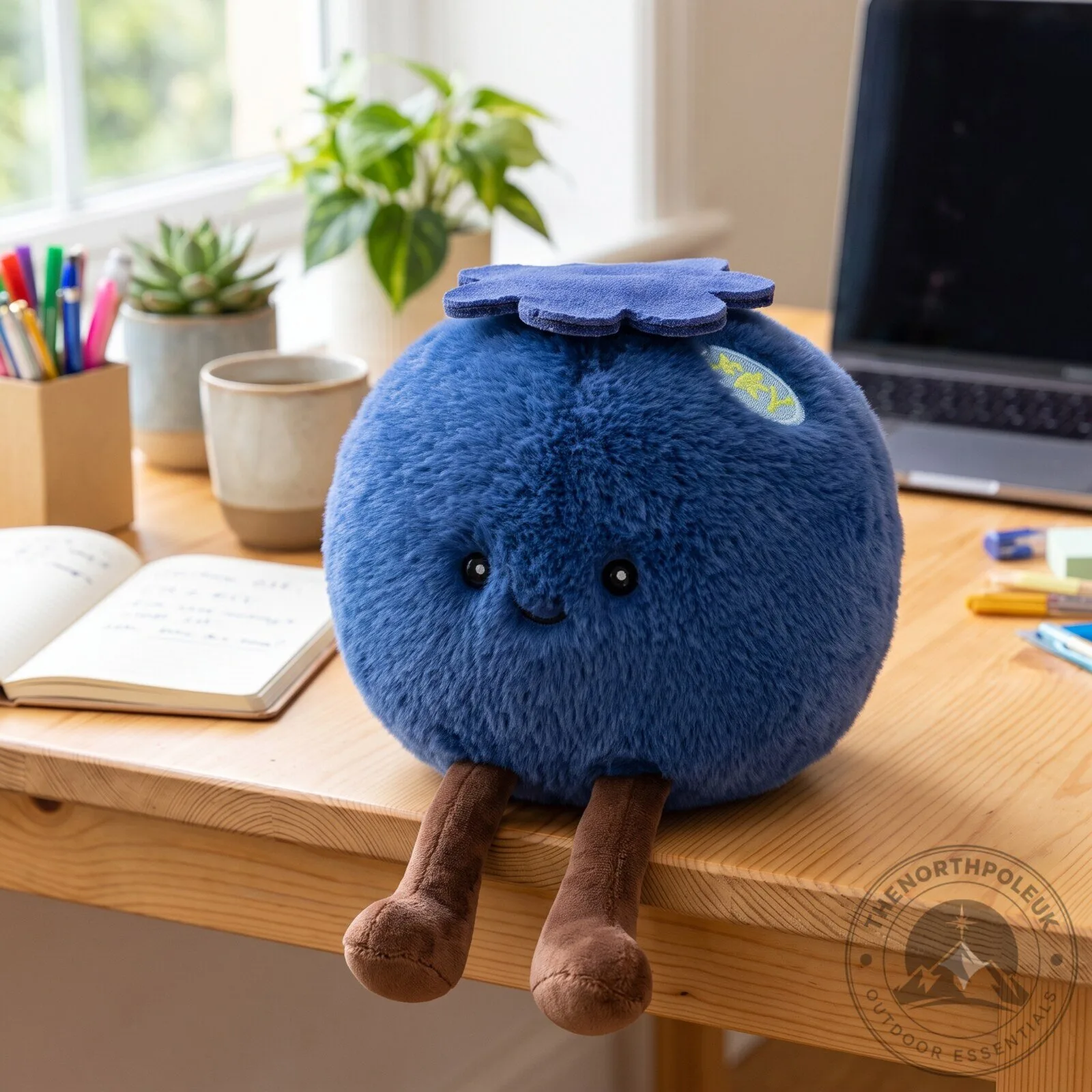 Kawaii blueberry flower plush keychain 7 Kawaii blueberry flower plush keychain