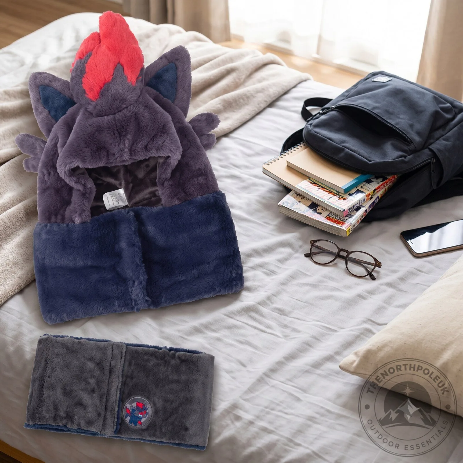 Reversible Hooded Neck Warmer 5 Reversible Hooded Neck Warmer