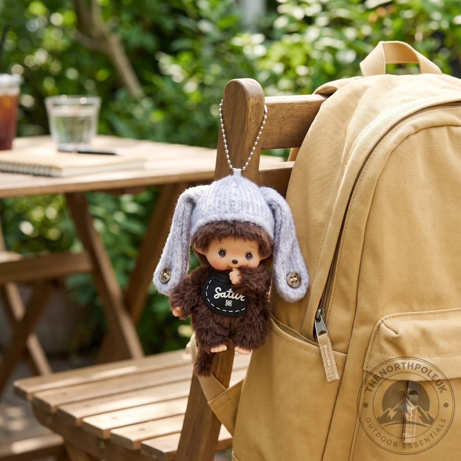 SATUR x Monchhichi Plush Keychain Cute Bunny Ear Beanie Hat 5 SATUR x Monchhichi Plush Keychain Cute Bunny Ear Beanie Hat
