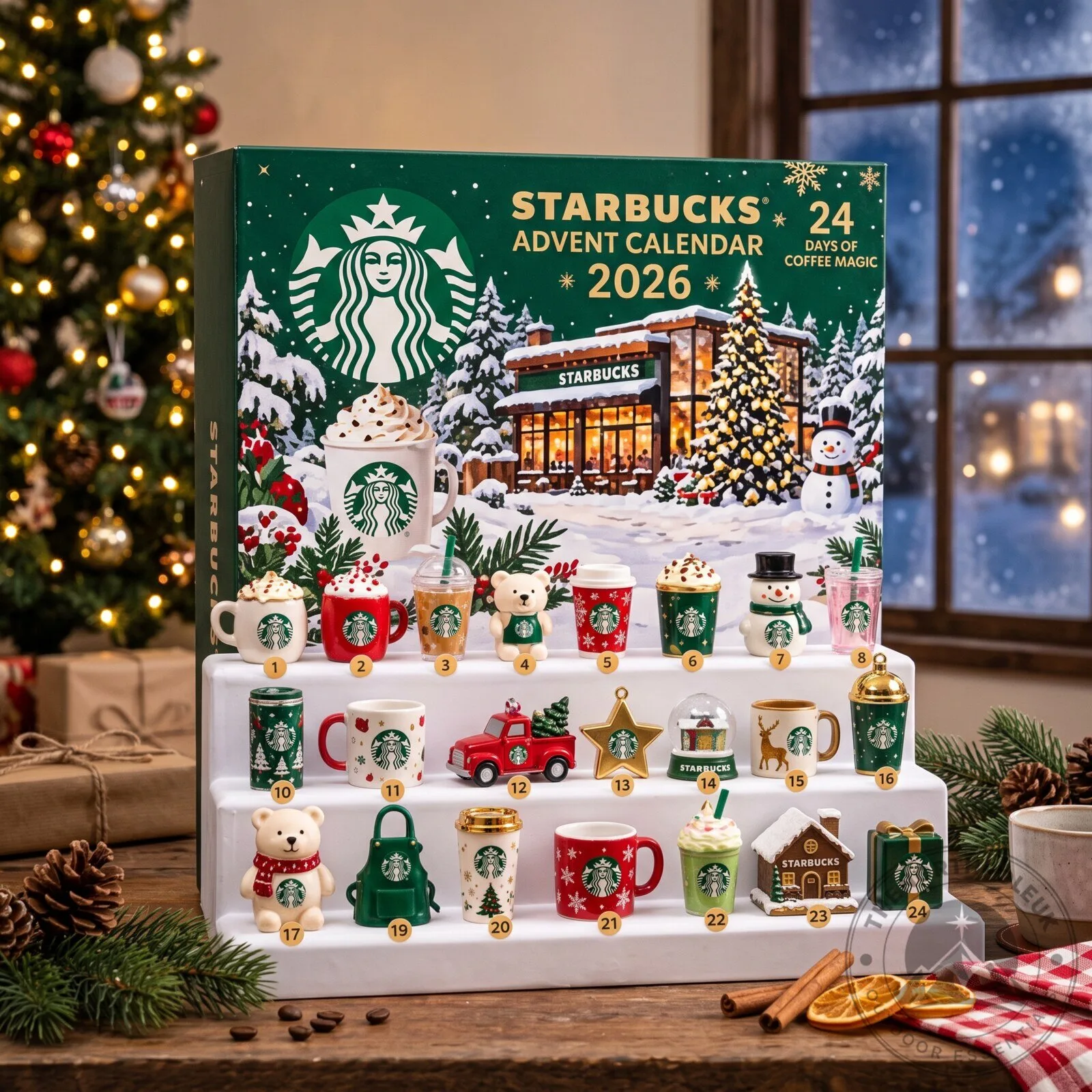 Starbucks Coffee Cup 2026 Advent Calendar 24-Piece Set 5 Starbucks Coffee Cup 2026 Advent Calendar 24-Piece Set