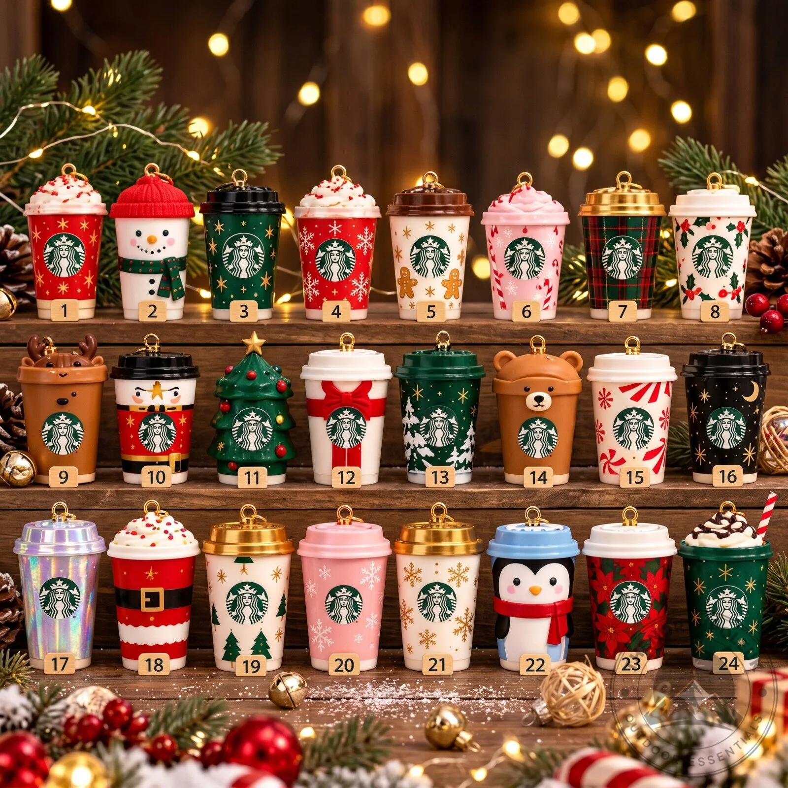 Starbucks Coffee Cup 2026 Advent Calendar 24-Piece Set 6 Starbucks Coffee Cup 2026 Advent Calendar 24-Piece Set