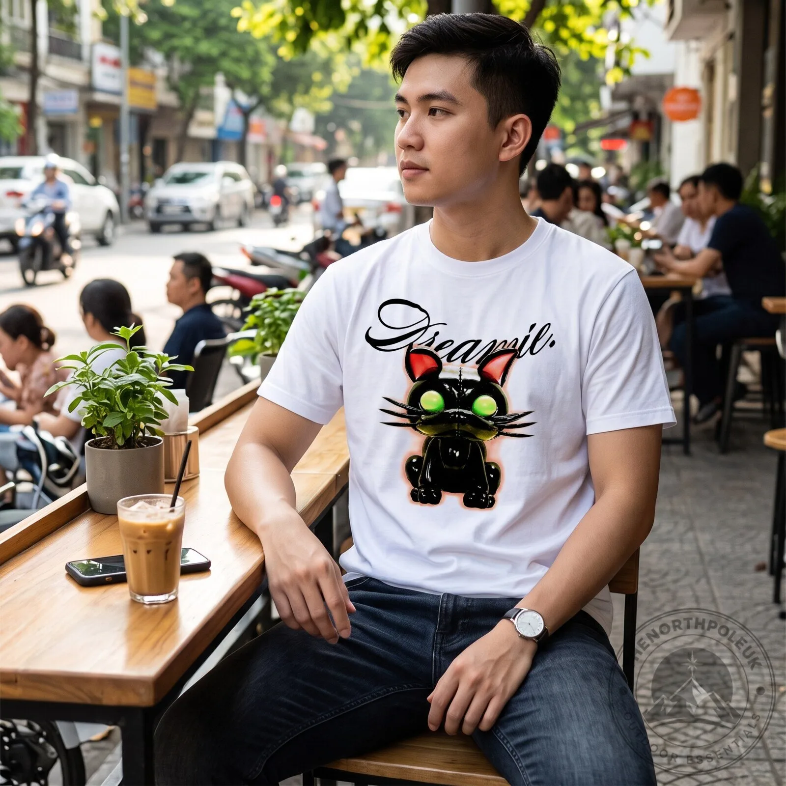 Mariah The Scientist Dreamie Black Cat Baby Tee