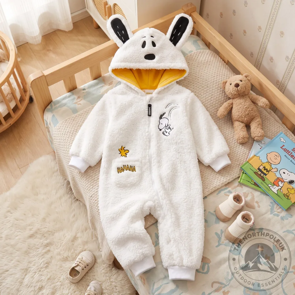 Snoopy Snug Baby Costume Onesie 2026 Cozy Plush Peanuts Dog Jumpsuit Snoopy Snug Baby Costume Onesie 2026 Cozy Plush Peanuts Dog Jumpsuit
