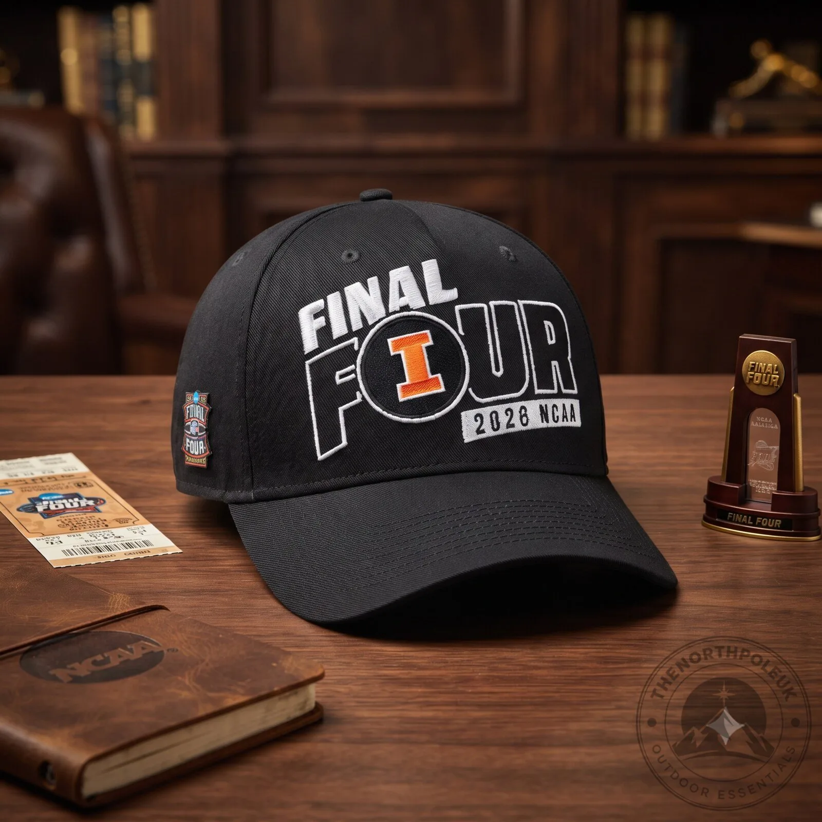 Illinois Fighting Illini 2026 Ncaa Final Four Basketball Cap 6 Illinois Fighting Illini 2026 Ncaa Final Four Basketball Cap