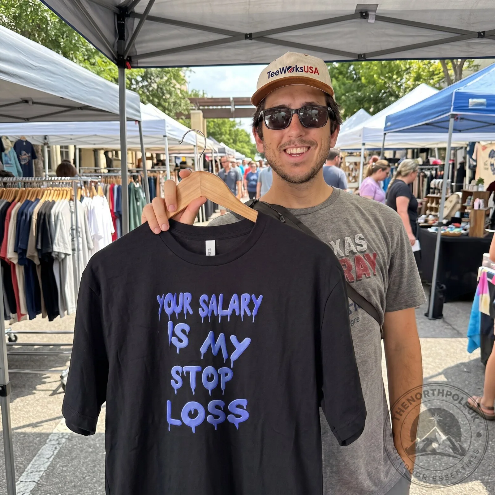 Shirt Your Salary is my stop loss 4 Shirt "Your Salary is my stop loss"