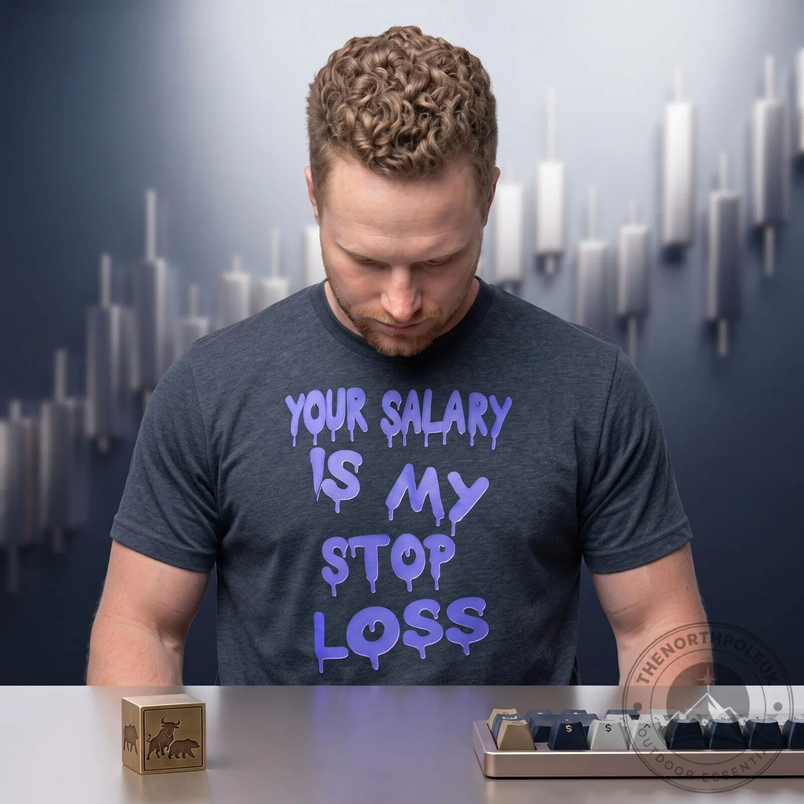 Shirt Your Salary is my stop loss 7 Shirt "Your Salary is my stop loss"