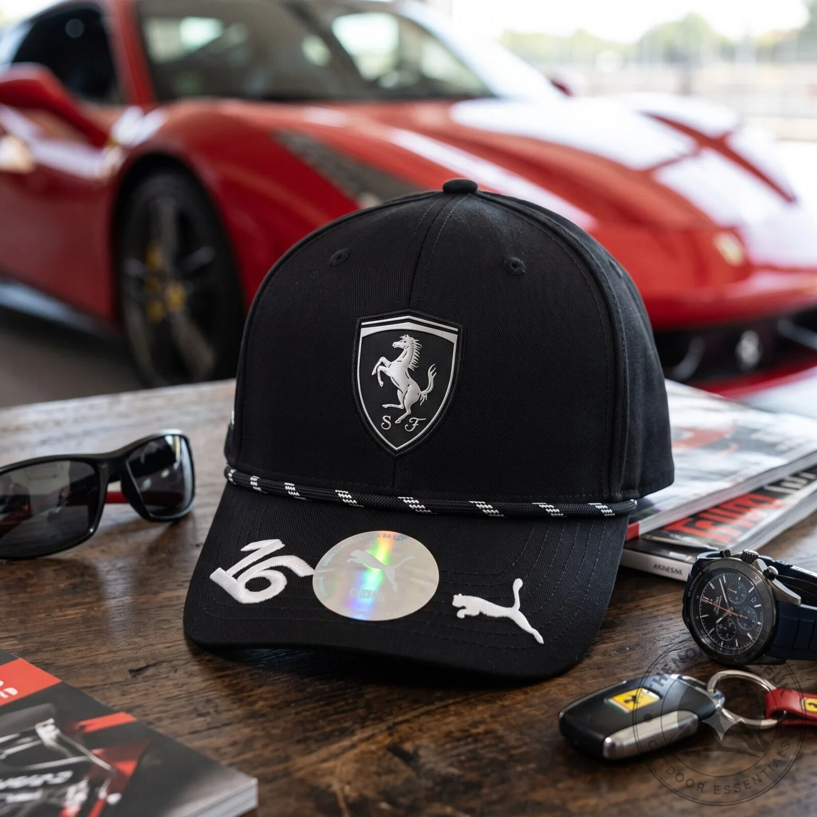 Scuderia Ferrari 2026 Charles Leclerc Special Edition Singapore Cap 5 Scuderia Ferrari 2026 Charles Leclerc Special Edition Singapore Cap