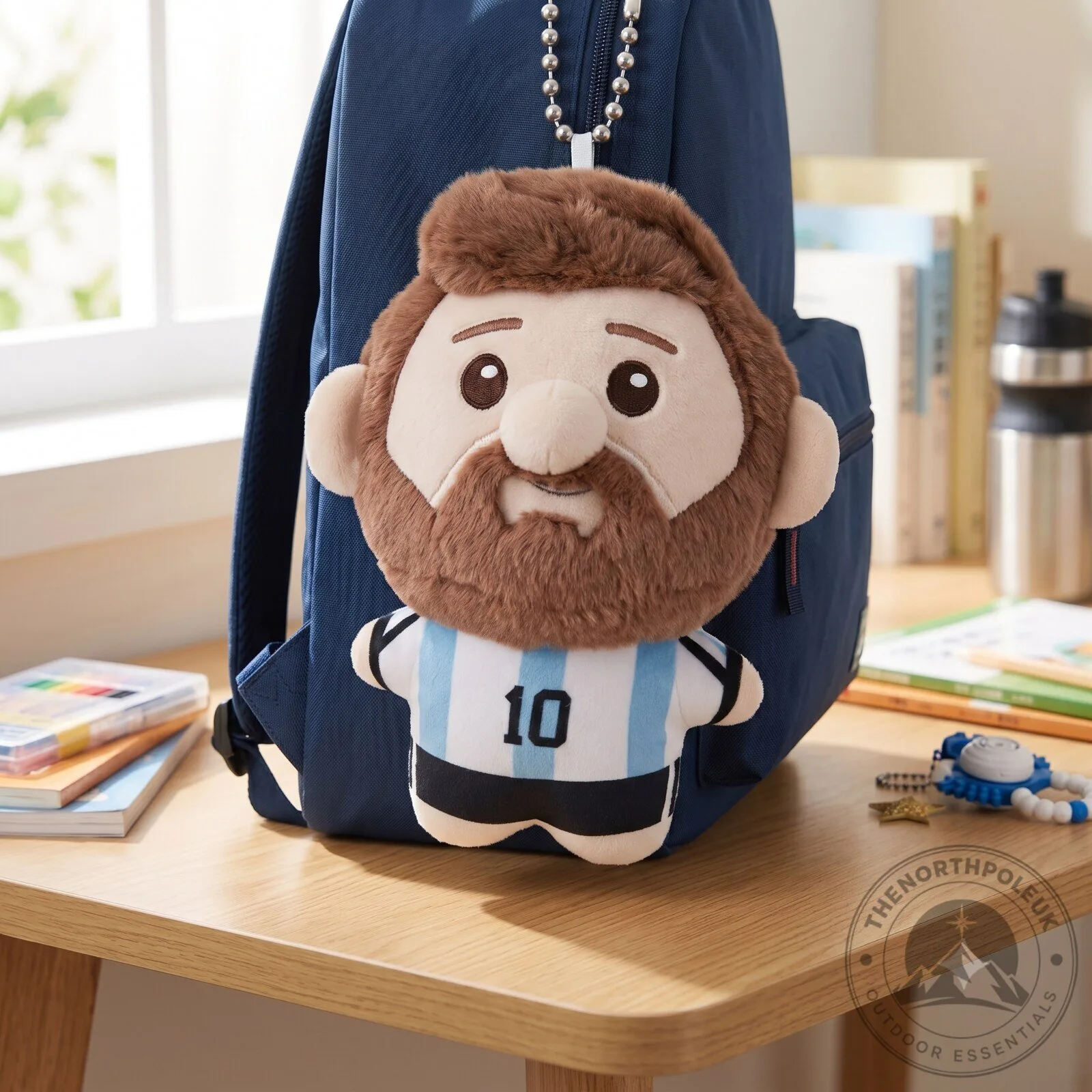 Lionel Messi chibi doll keychain wearing the Argentina national team's number 10 jersey. 5 lionel messi chibi doll keychain wearing the argentina national team s number 10 jersey gallery 1