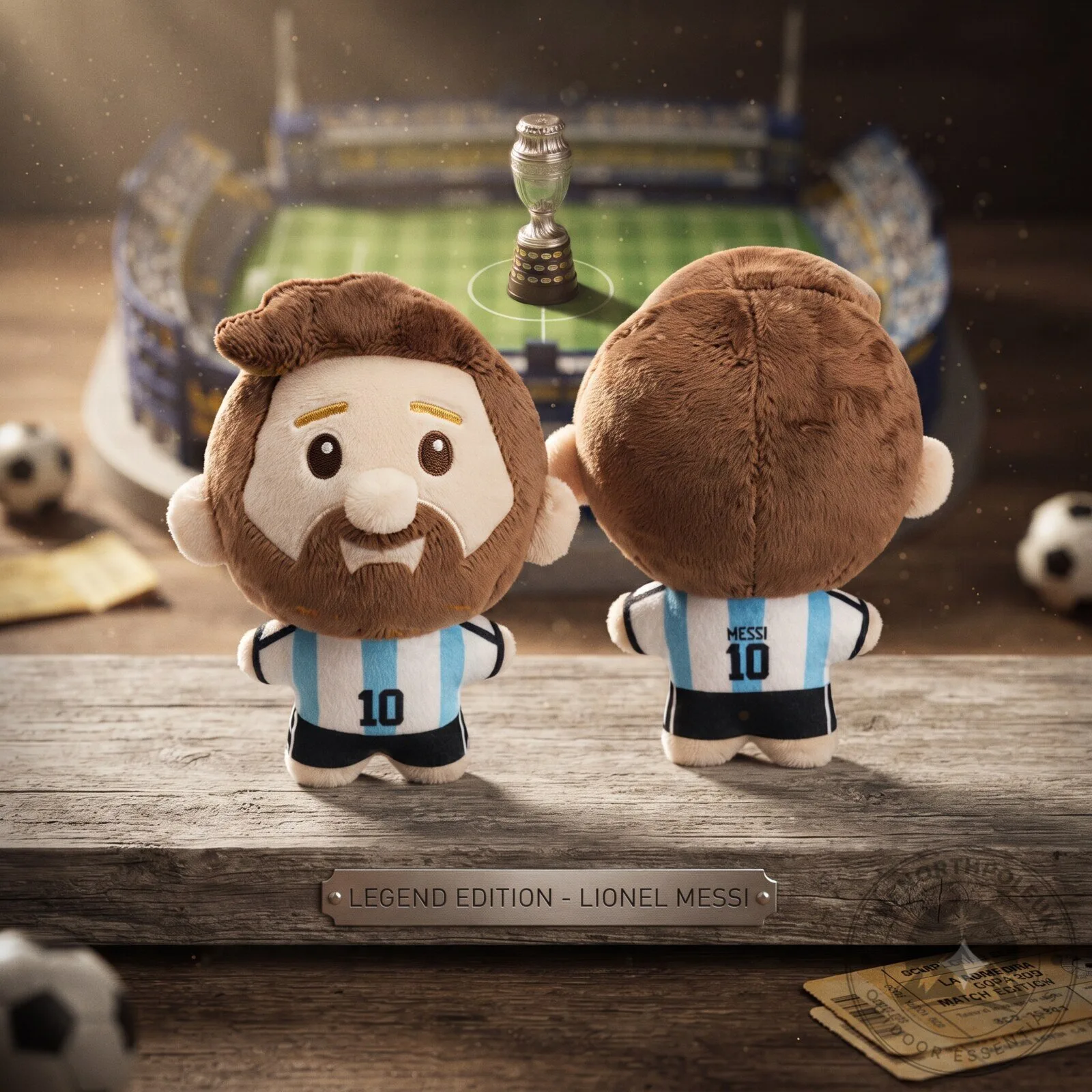 Lionel Messi chibi doll keychain wearing the Argentina national team's number 10 jersey. 7 lionel messi chibi doll keychain wearing the argentina national team s number 10 jersey gallery 3