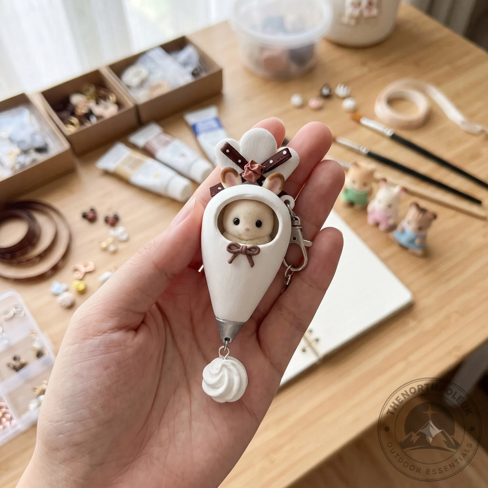Sylvanian Families Chocolate Rabbit baby carrier bag 6 Sylvanian Families Chocolate Rabbit baby carrier bag