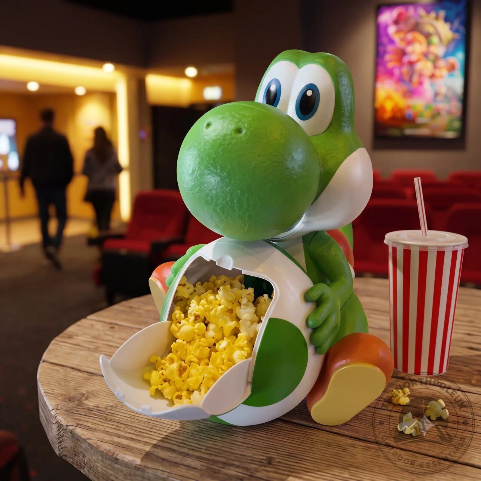 Yoshi Popcorn Bucket – Super Mario Collectible Egg Container 5 Yoshi Popcorn Bucket – Super Mario Collectible Egg Container