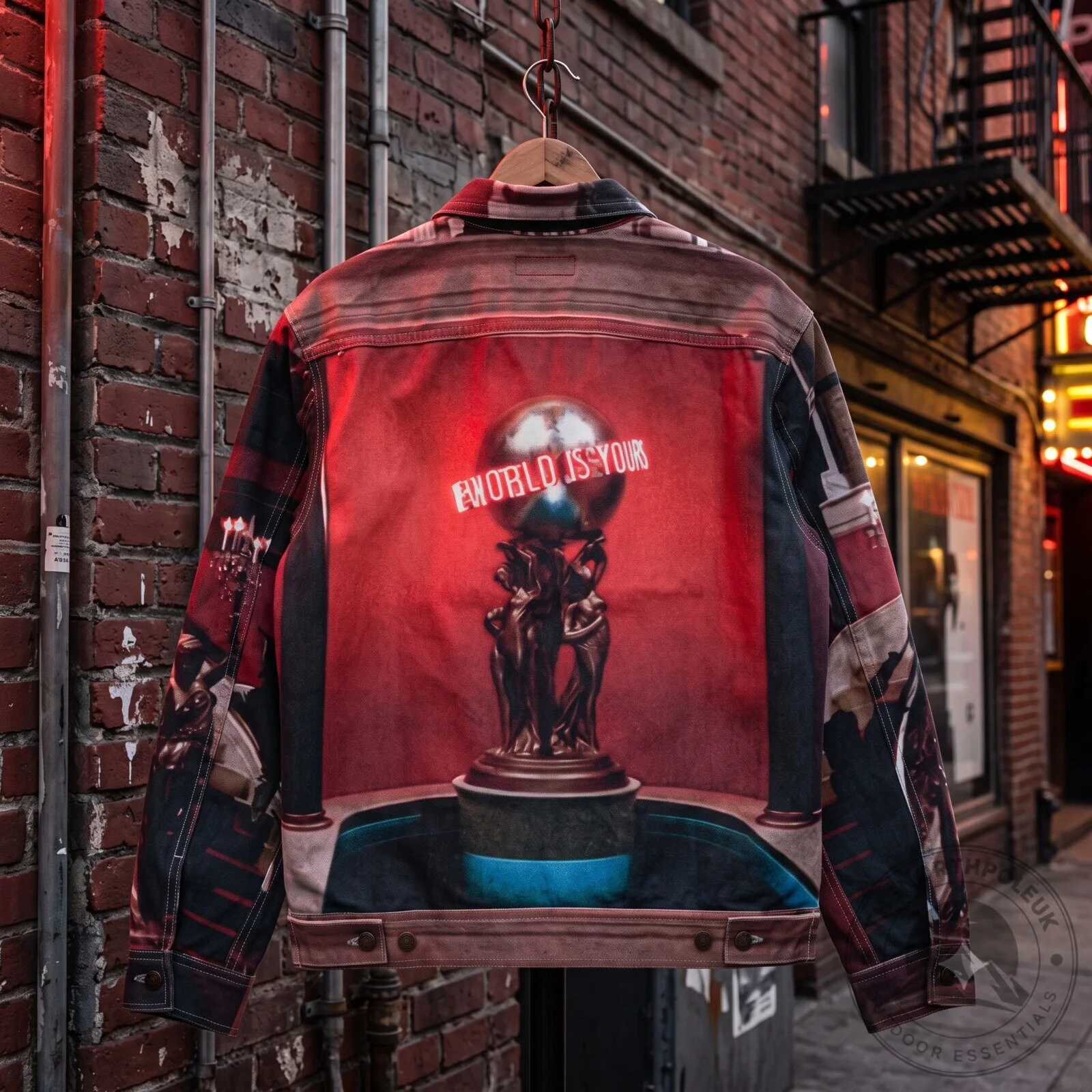 Supreme Scarface The World Is Yours Denim Jacket 7 Supreme Scarface "The World Is Yours" Denim Jacket