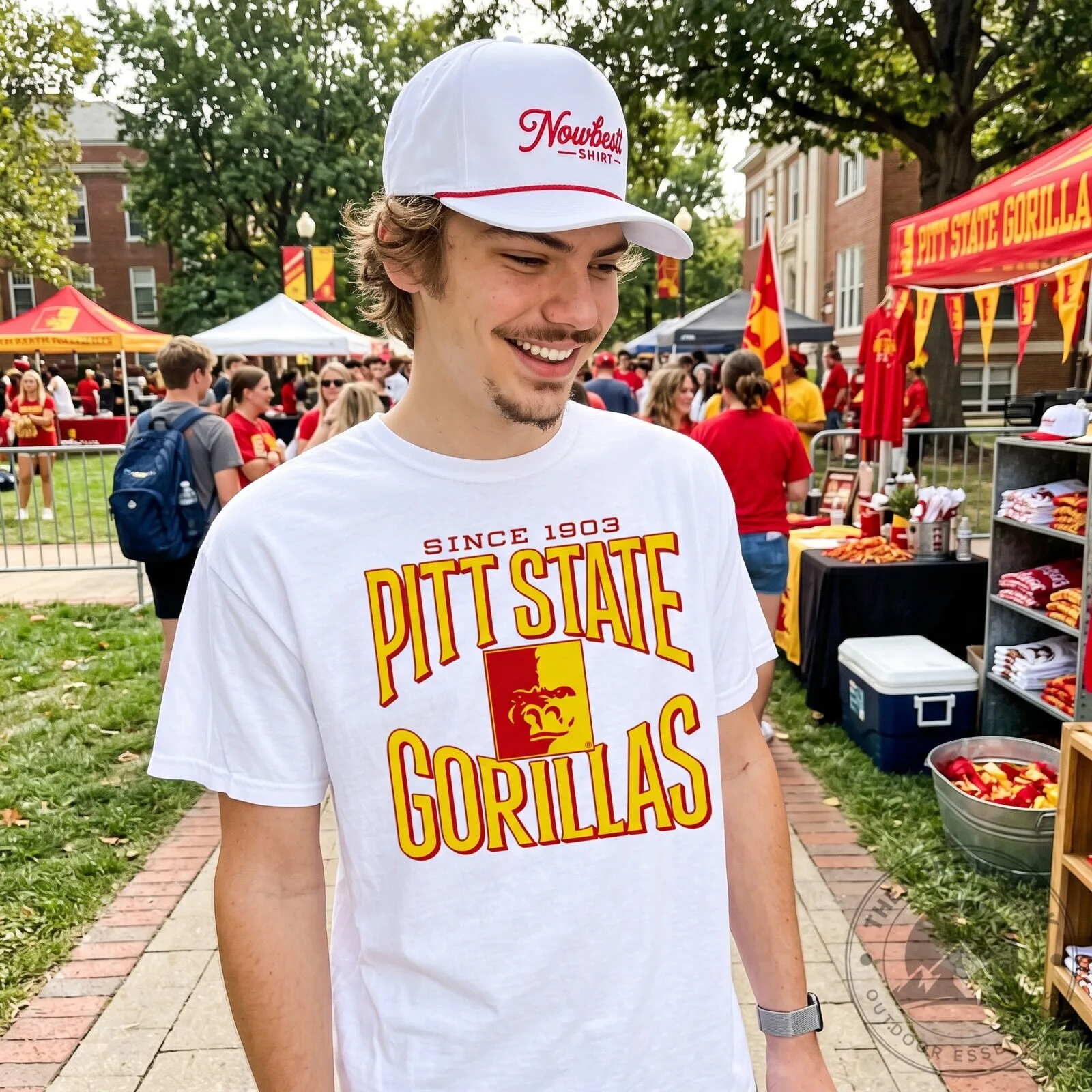 Nike Issue Pittsburg State Gorillas 1950 Mascot T-Shirt 5 Nike Issue Pittsburg State Gorillas 1950 Mascot T-Shirt