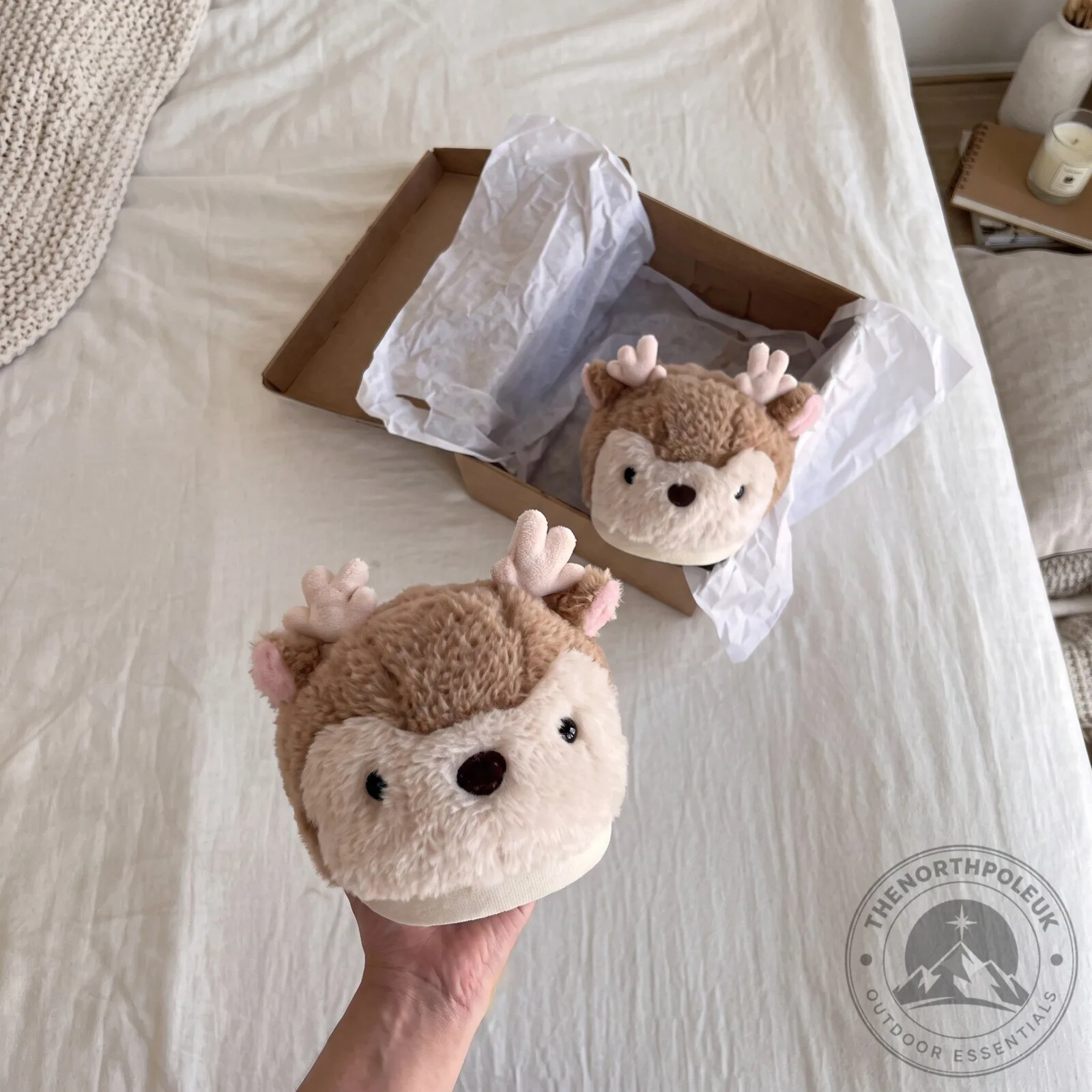 Plush Antler Fawn Indoor Slippers 2026 8 Plush Antler Fawn Indoor Slippers 2026