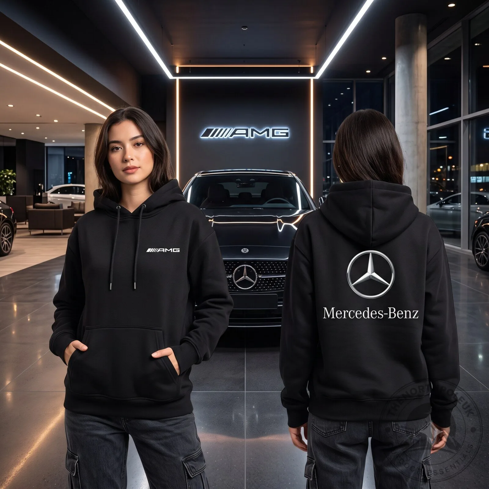 Mercedes-Benz Personalized Black and Red Custom Name Hoodie 5 Mercedes-Benz Personalized Black and Red Custom Name Hoodie