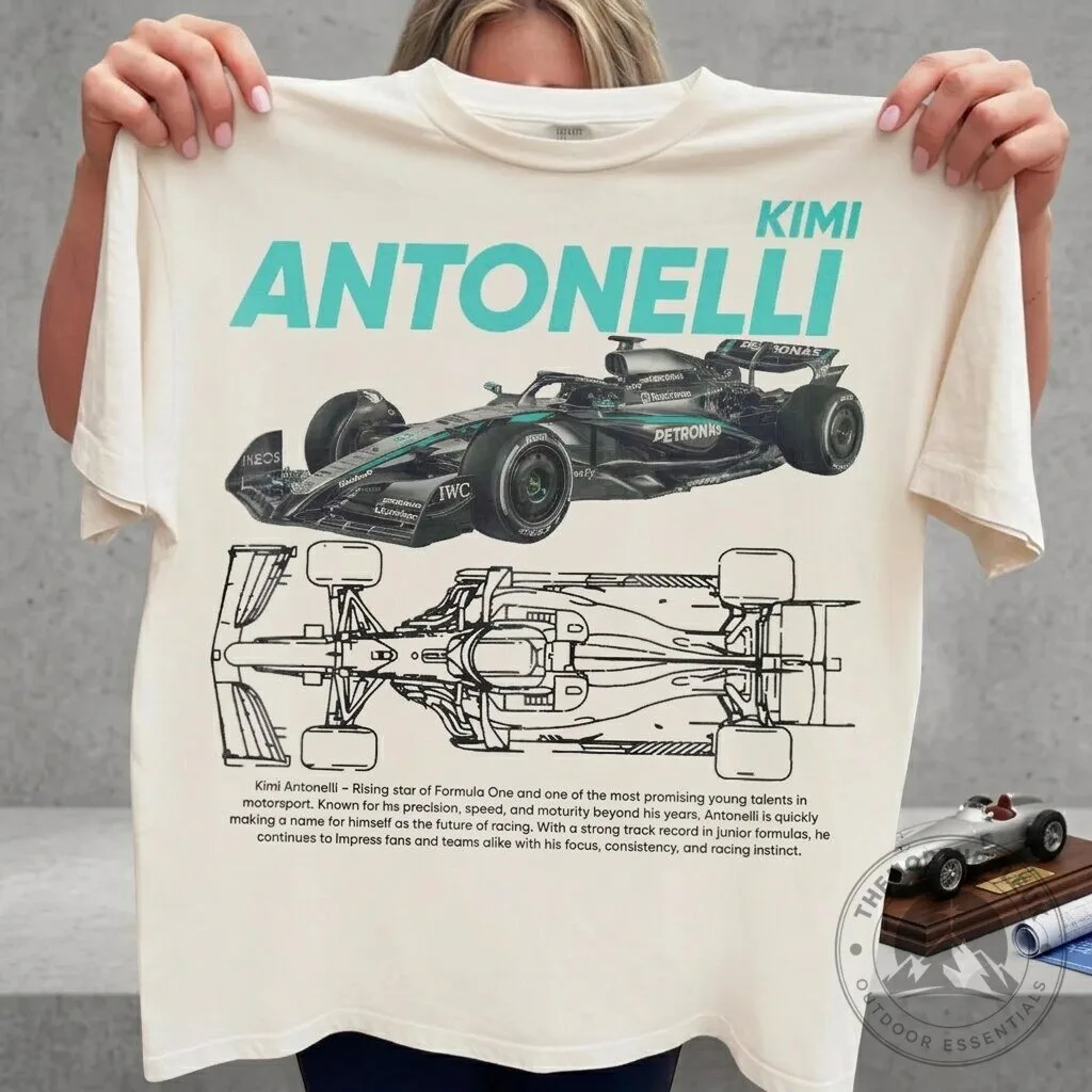 Funny Cat Kimi Antonelli Formula 1 Racing T-Shirt 5 Funny Cat Kimi Antonelli Formula 1 Racing T-Shirt