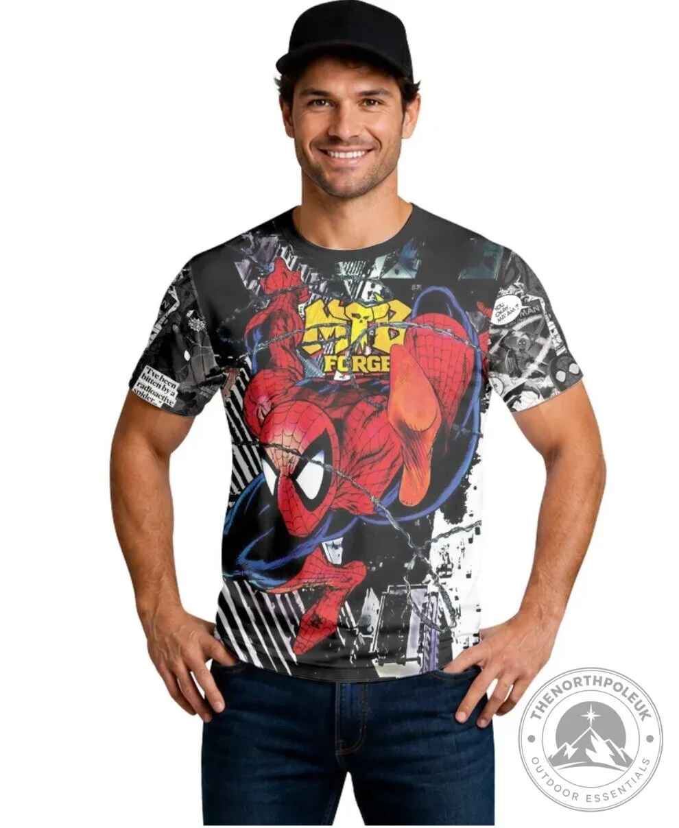 Spider Man Web Design Performance Shirt