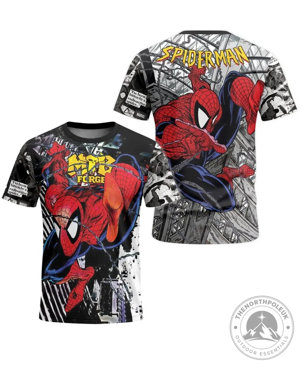 Spider Man Web Design Performance Shirt 5 Spider Man Web Design Performance Shirt
