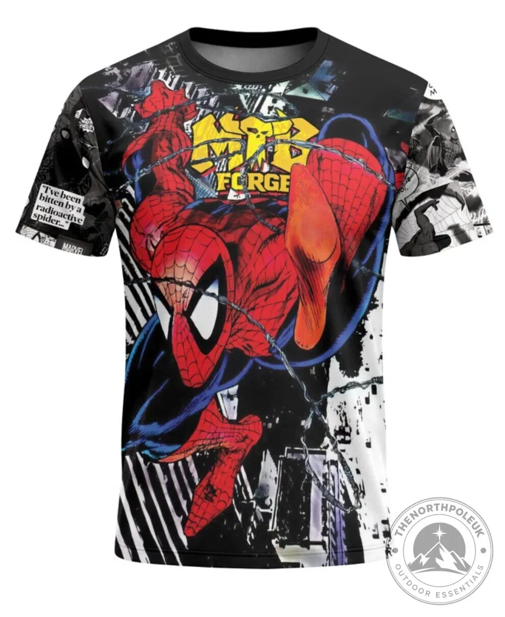 Spider Man Web Design Performance Shirt 6 Spider Man Web Design Performance Shirt
