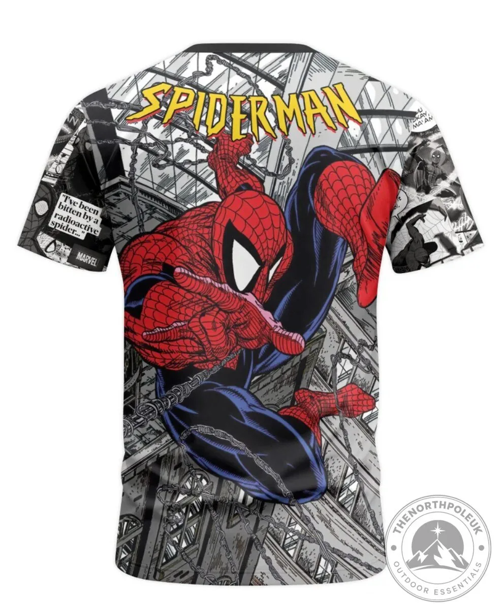 Spider Man Web Design Performance Shirt 7 Spider Man Web Design Performance Shirt