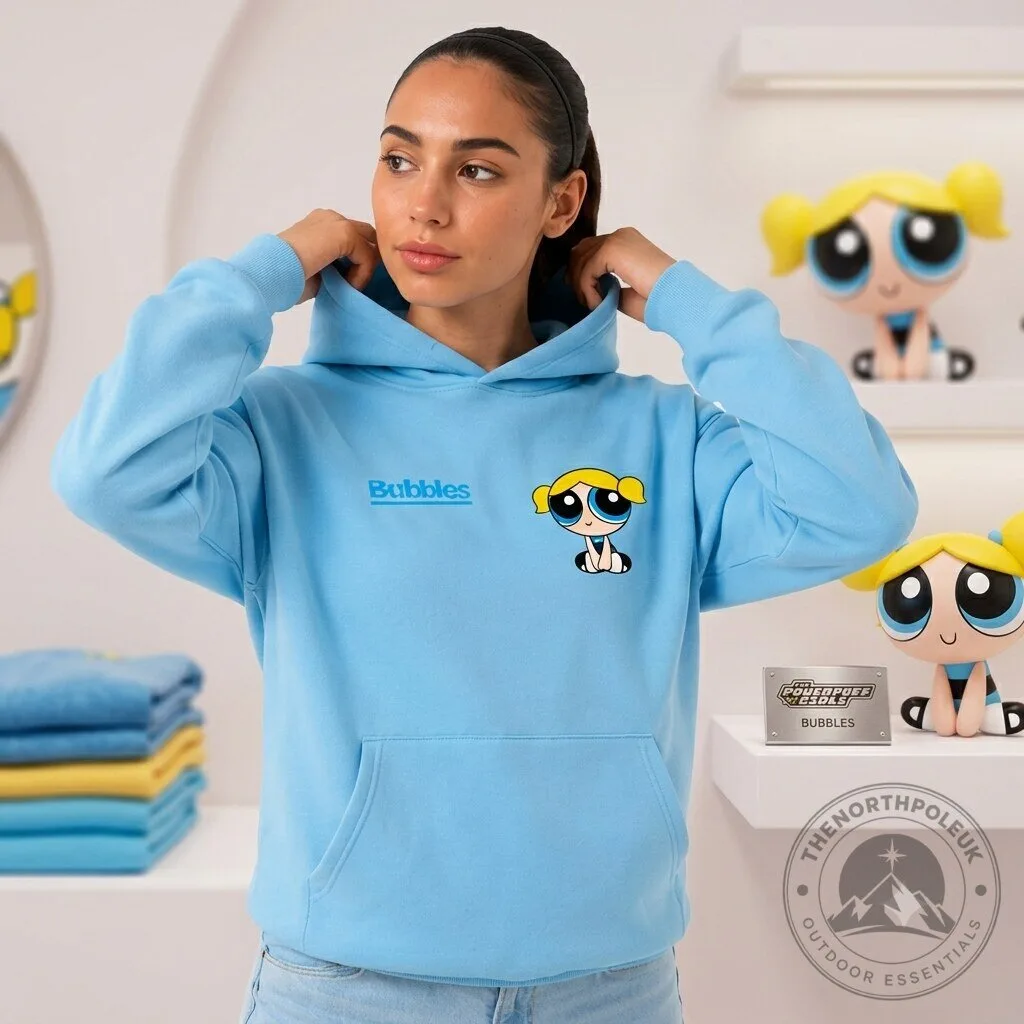 Power Hoodie Powerpuff Girls – Cute Mask Zip-Up Hoodie
