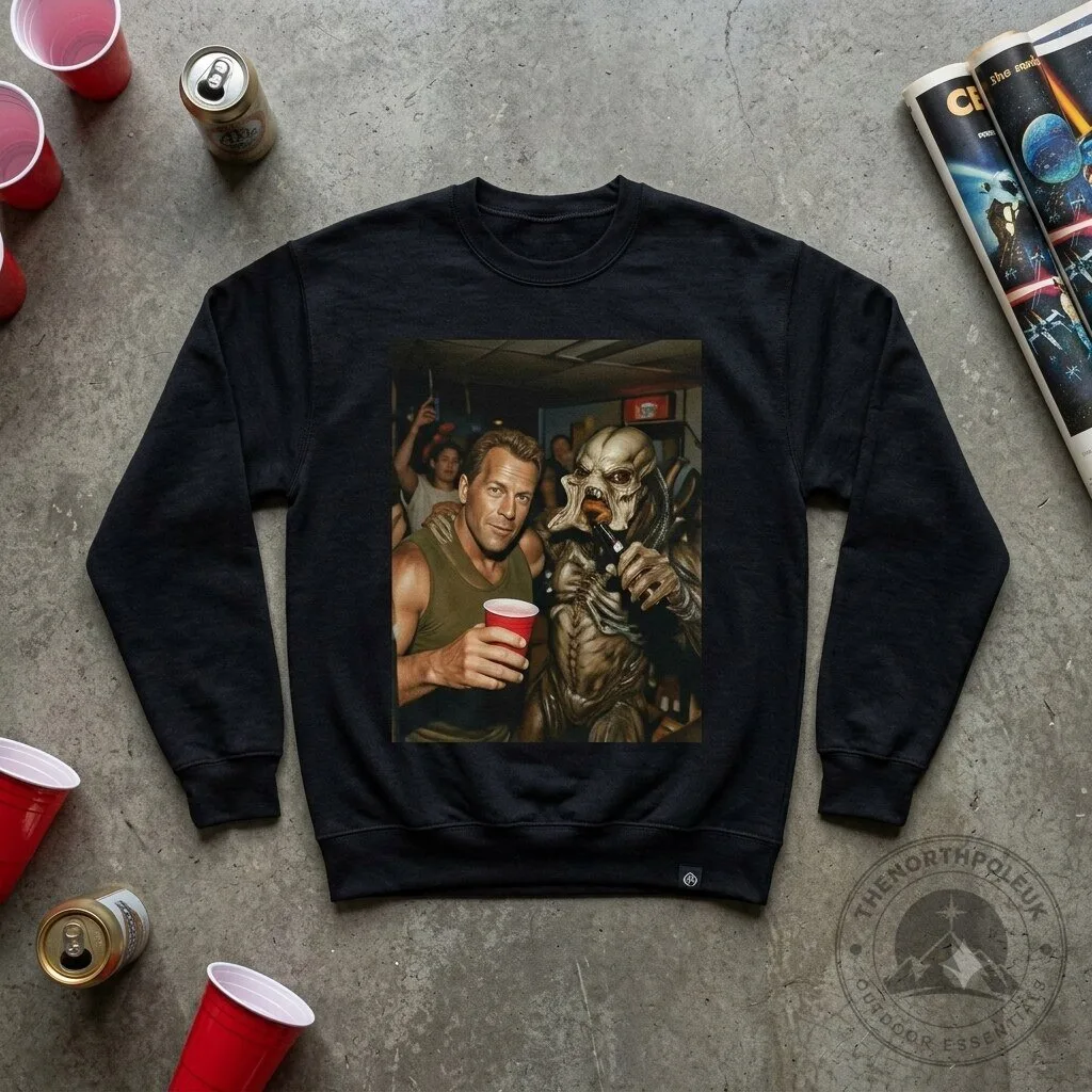 Predator Schwarzenegger 1987 Crewneck Sweatshirt T Shirt Hoodie
