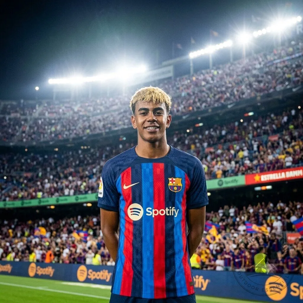 Lamine Yamal FC Barcelona x GOLF WANG Football Jersey