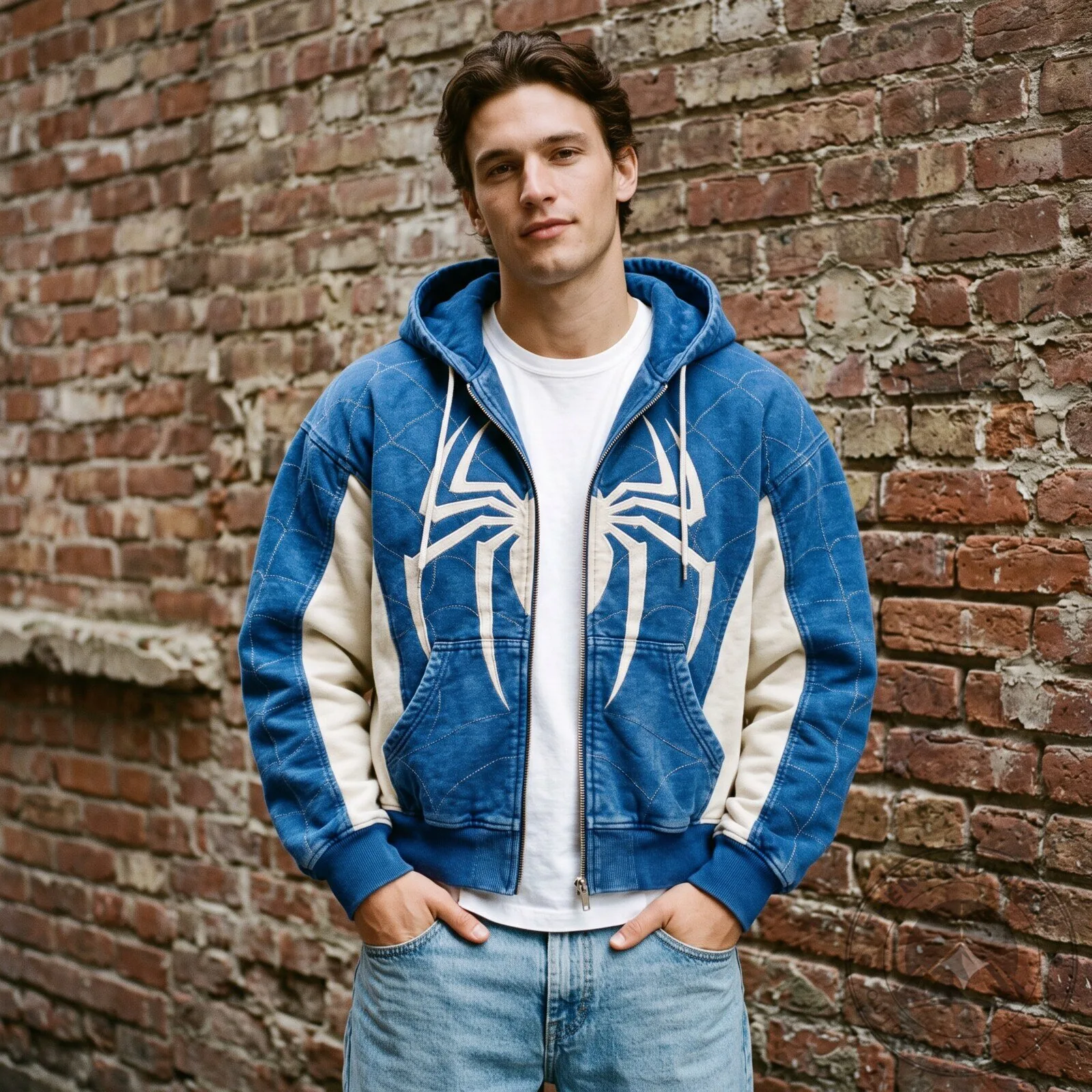 Dodgers x Spidey Marvel Zip Hoodie